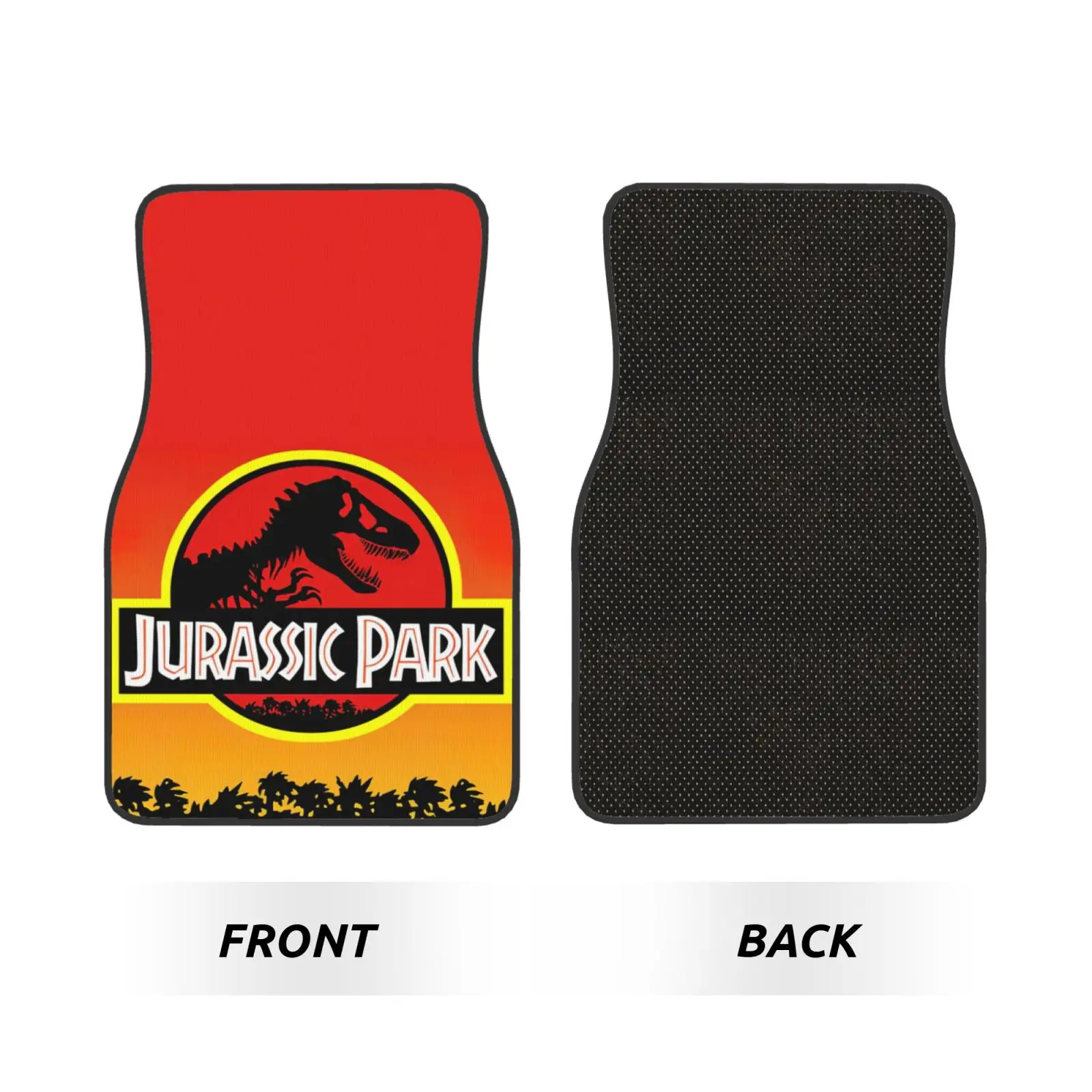 Jurassic World Series Car Floor Mat Four Seasons Universal Anti slip Waterproof Car Floor Mat 4-piece Set