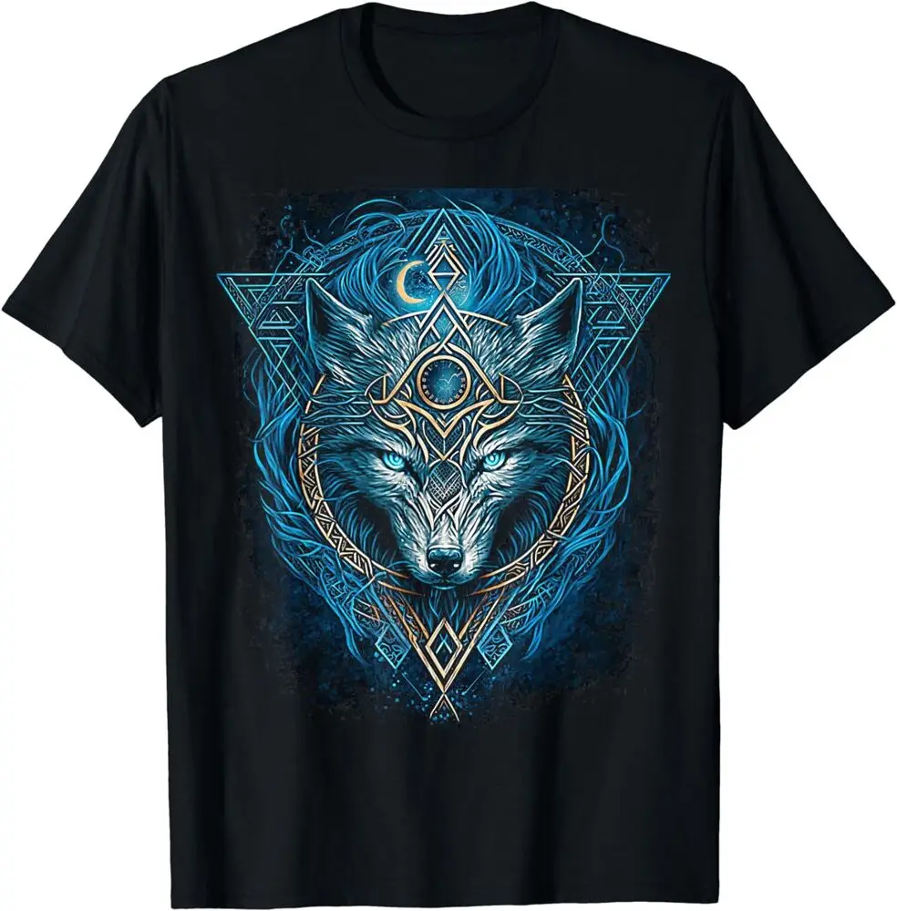 Odin's Wolf Northman Valhalla Norse Mythologys Tee T-Shirt For Men Clothing Women Short Sleeve Tees New Arrival Unisex Summer