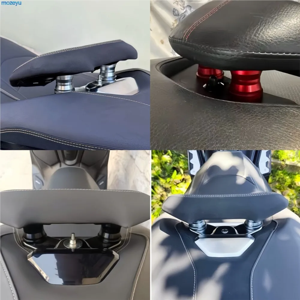 For Yamaha XMAX300 Tricity 300 2018-2026 Passenger Backrest Heightening Riser XMAX125 XMAX400 Motorcycle Seat Cushion Heighten