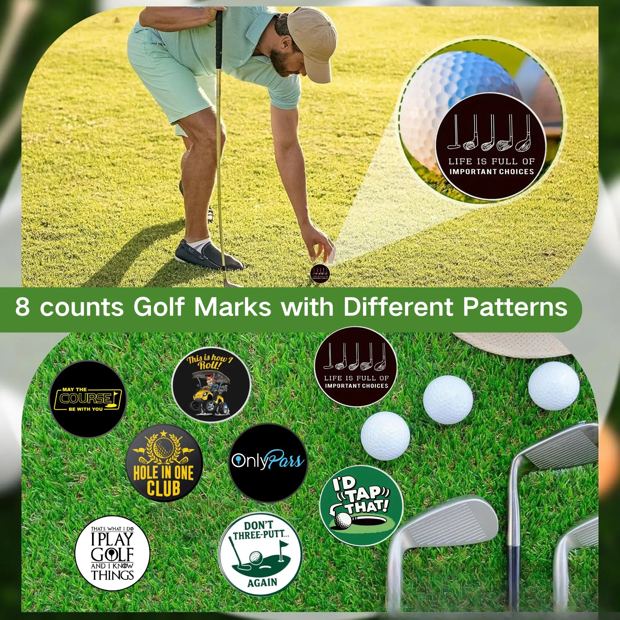 Thumbnail 3 - #11 New Golf Ball Markers Arrivals