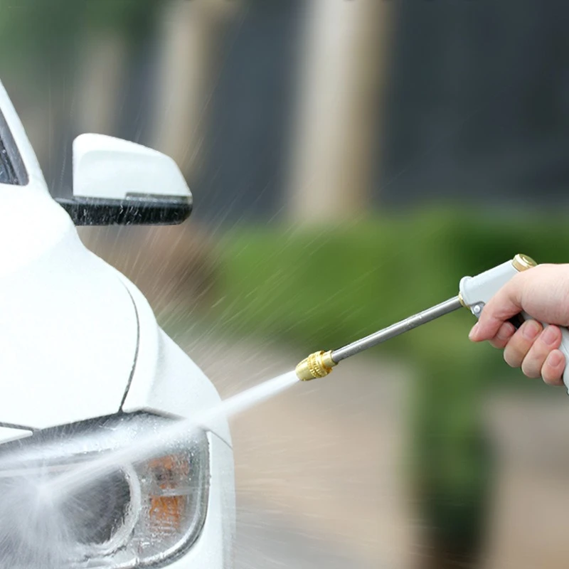 High Pressure Car Wash Water Gun, Garden Tools Watering Flowers and Washing Floors, Long Pole Water Gun, Car Rush Artifact