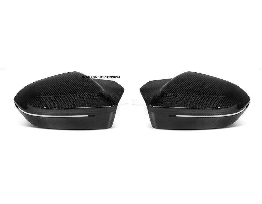 

Высокоглянцевые накладки на боковые зеркала заднего вида в стиле «Коровий рог» из сухого карбона для BMW M5, подходят для 5 серии M5 G90 G99