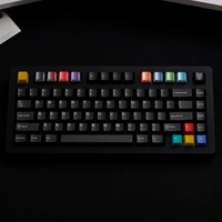 GMK Neon Theme Keycap Set 130Key ABS Custom Translucent Keyboard Cap Cherry Profile Gaming Key Cap for Mechanical Keyboard Gift