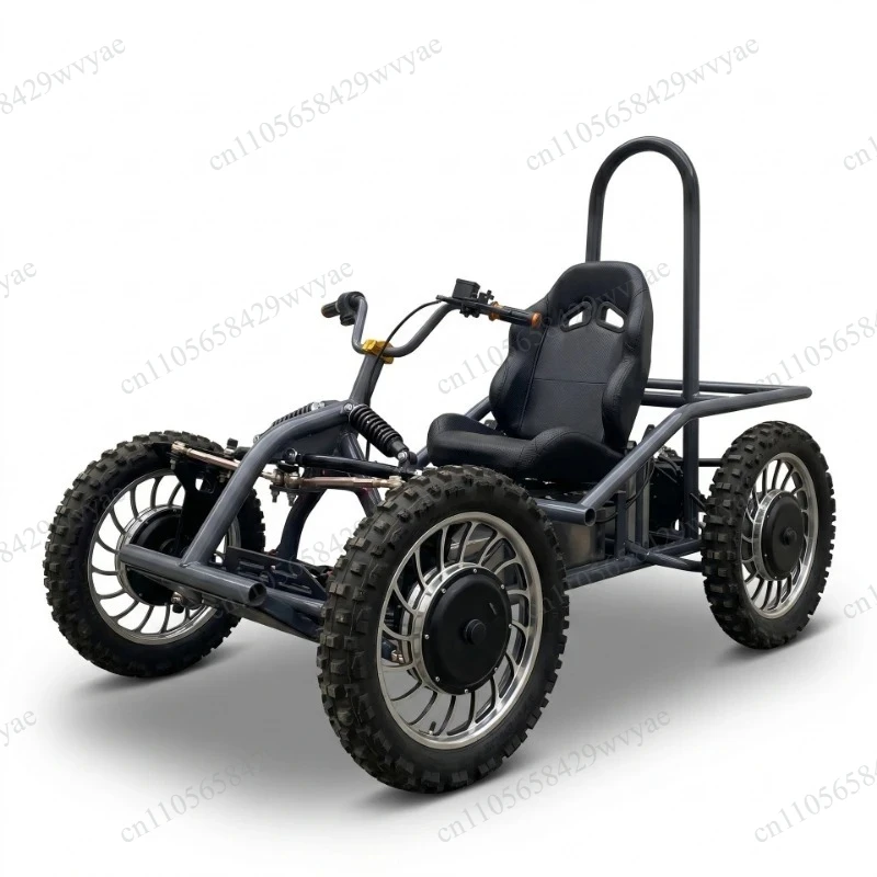 Electric Four‑Wheel Drive Off‑Road Kart With 16‑Inch Wheels For Beach Mountain Use