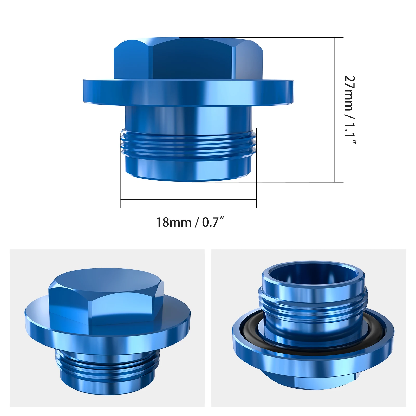 NICECNC Carburetor Oil Drain Plug Carb Screw Bolt For YZ 85 250 250F 250X 65 2023 426F 450F WR 250F 426F 450F TZ125 V-STAR 1300
