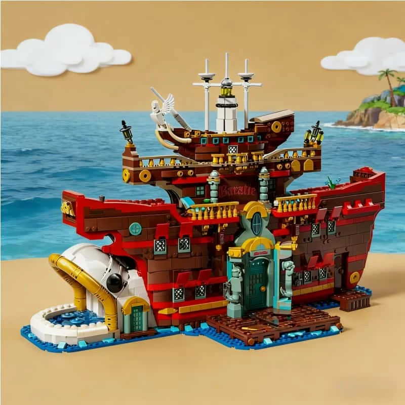 

2026 New 3402PCS floating restaurant model compatible with bricks adult birthday gift handmade building block toy