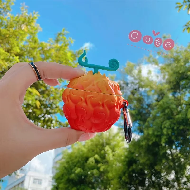 One Piece Anime Devil Fruit For Airpods 4 Case 2024 Silicone Protective Earphone Cover For Airpods Pro 2 Case Airpods 3 2 1 Case view 3
