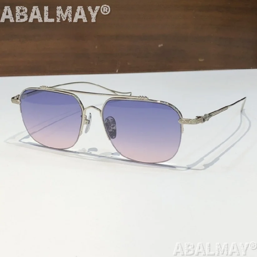 أفضل النظارات الشمسية عالية الجودة للرجال والنساء 8065 حجم 55-15-154 التيتانيوم نمط ريترو تصميم الأزياء نظارات شمسية UV400 مع صندوق