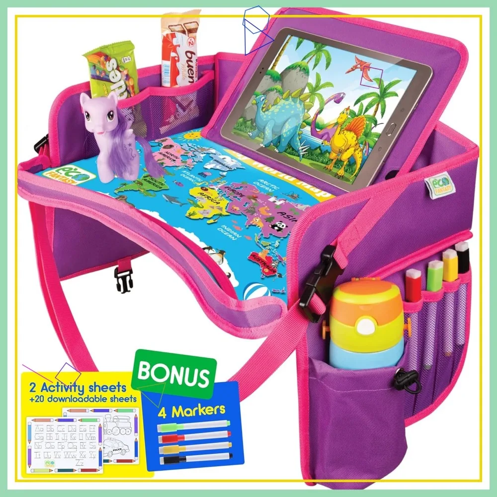 Kids Travel Tray Wi… - image
