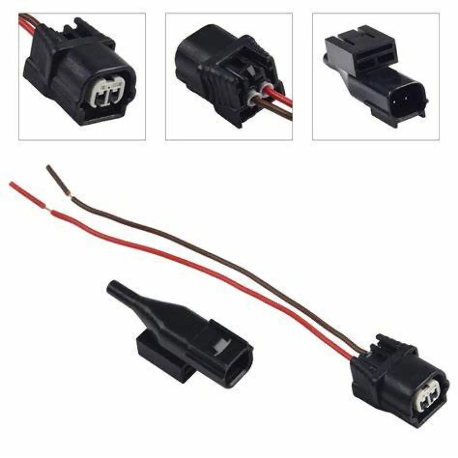 

Ambient Air Temperature Sensor Plug Pigtail Auto Plastic Harness Reliable Replacement for Honda Accord Passport