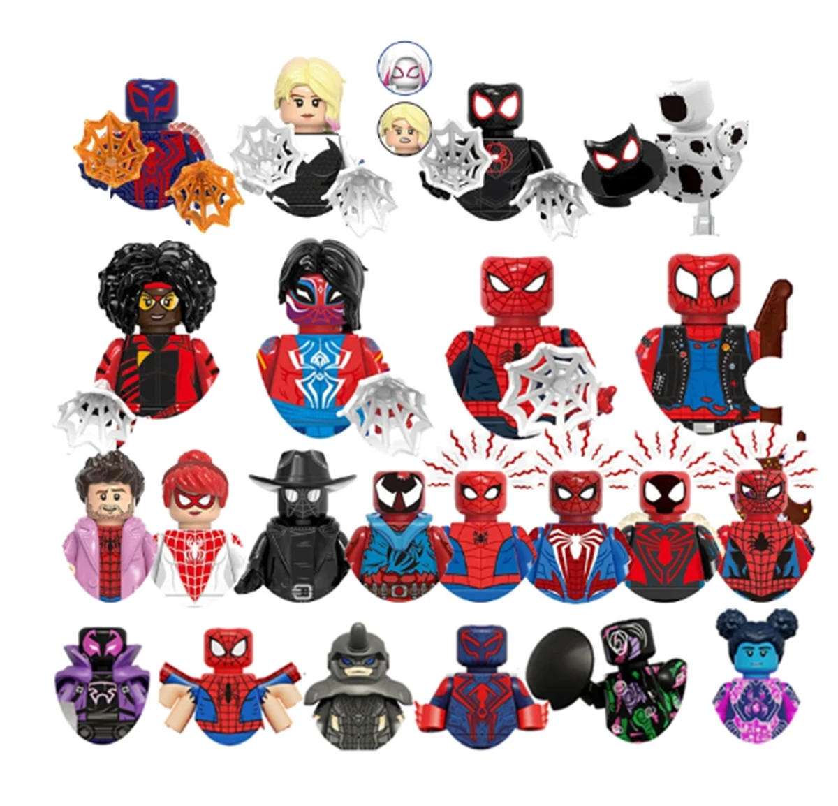 Disney Marvel Legends New Spiderman Building Blocks giocattoli mattoni regali minifigure giocattoli educativi fai da te regali per bambini