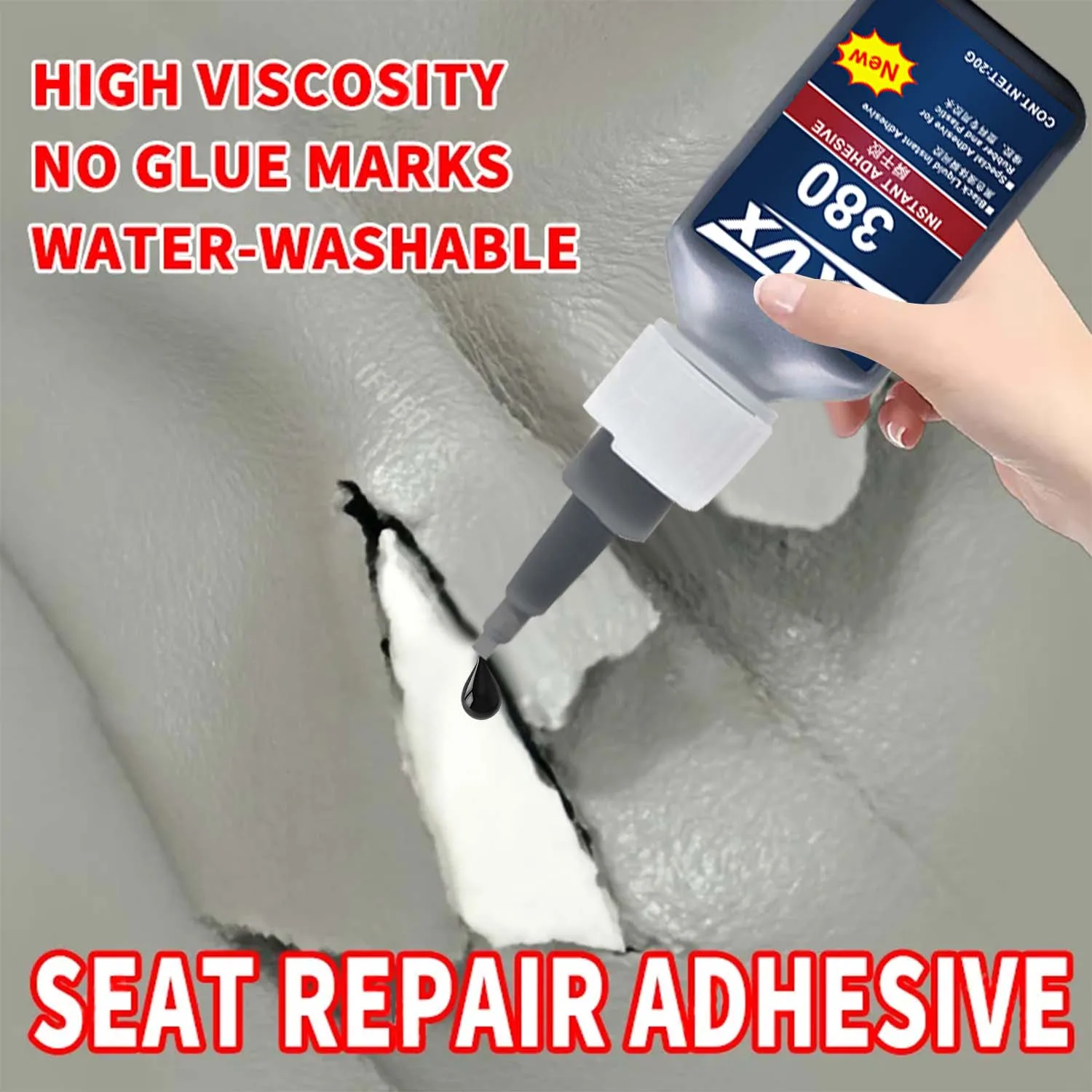 Auto Upholstery Adhesive Strong Bonding Fast Setting Long-Lasting For Car Roof Liner Door Panel Trim Restoration Car Dashboard . view 2