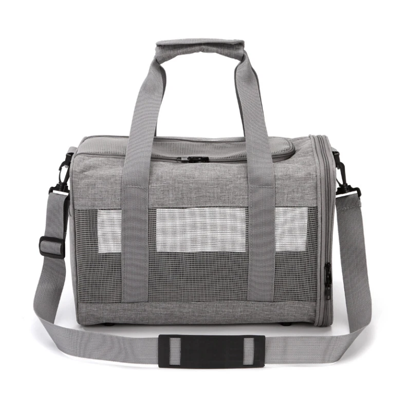 

Pet cat handbag Go Out carrying bag One shoulder straddle dog Teddy Bichon Small dog travel car bag