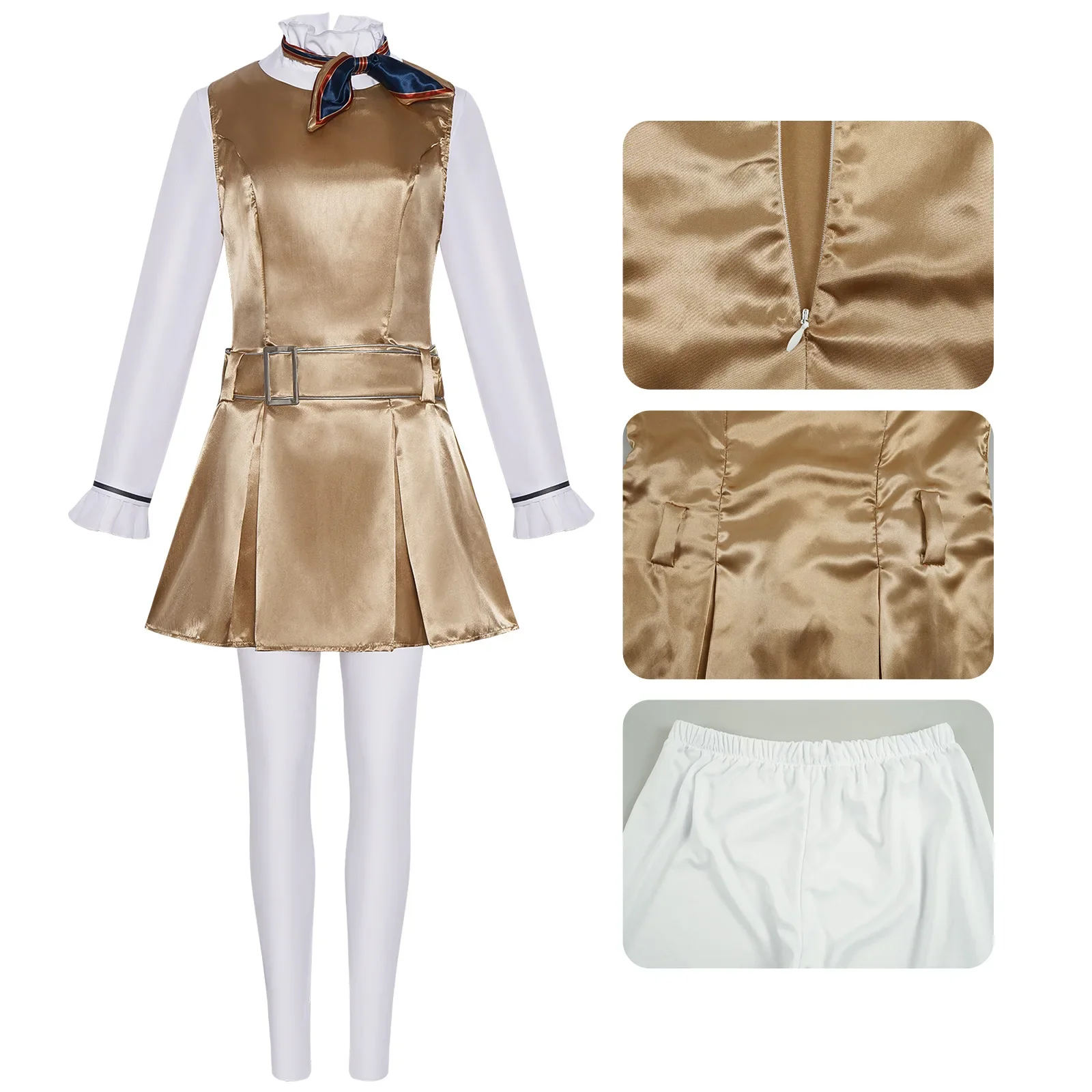 

2026 new Role Play Outfit Movie M3GAN Cosplay Costume M3GAN Dress Uniform Outfit For Adult Women Halloween Carnival Suit