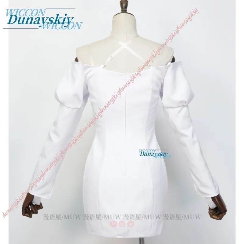 Alien Stage Sua Mizi Sexy Pleated Prom Gown customize Cosplay Costumes Anime Cosplay Outfits Themed  Short Wedding Party Dresses view 3
