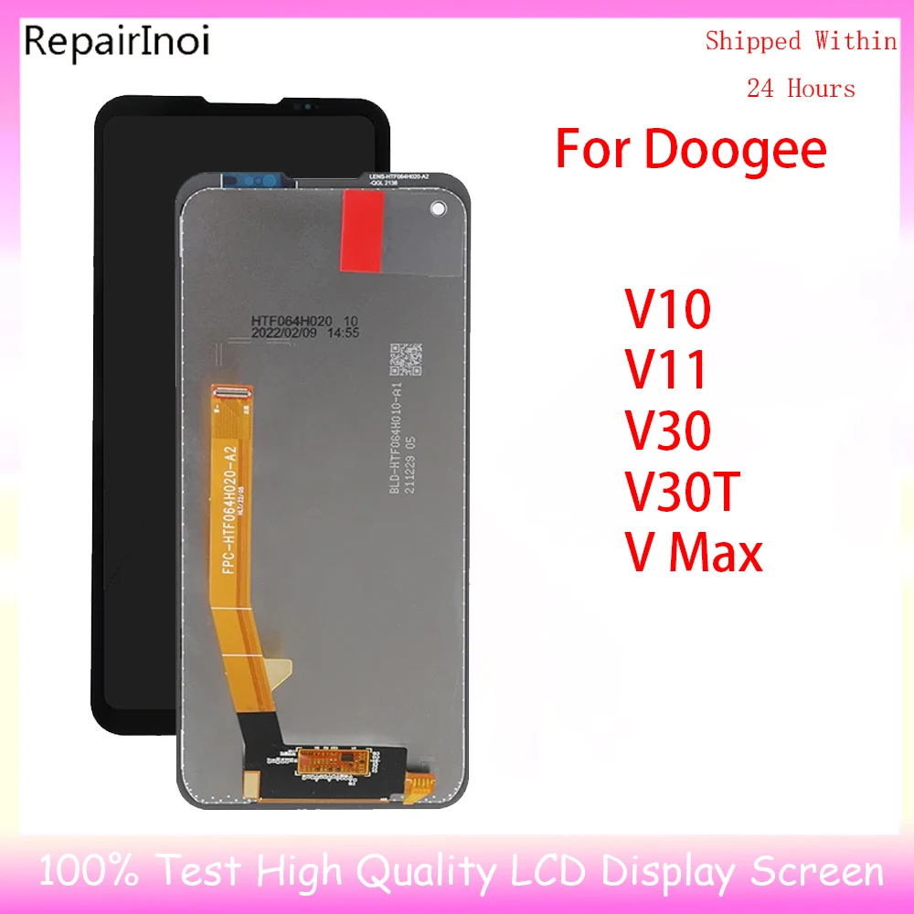 

100% Tested LCD Display For Doogee V10 V11 V30 V30T V Max Display LCD Touch Screen Digitizer Assembly Replacement Prat
