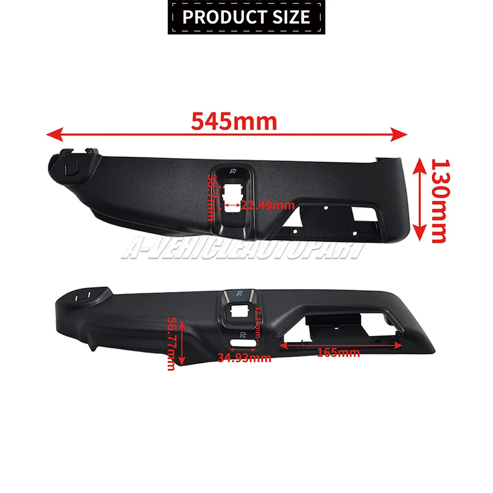 High Quality 39866788 Black Front Left Seat Side Panel Trim Plastic For VOLVO XC90 MK1 2007-2016