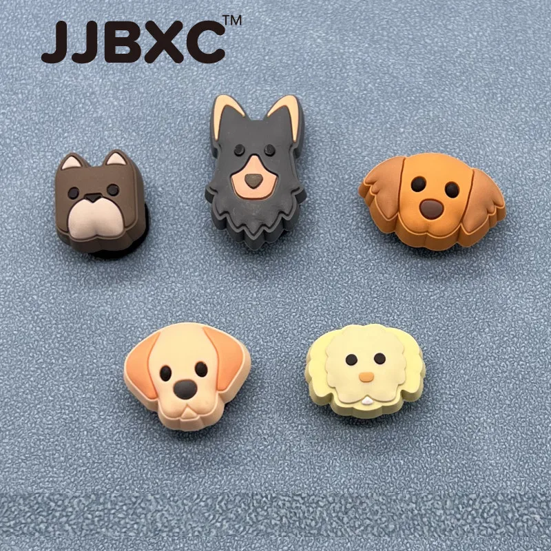 

JJBXC CHARM Shoe Buckle cross Shoe Accessories Cartoon Cute Dog DIY Fashion Shoes Accessories