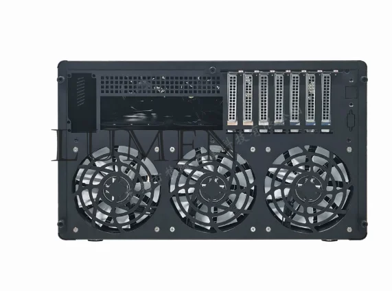12 Bay Hot Swap Server Chassis, Support ATX Motherboard NAS Storage Case for Network Data Industrial PC Control - view 2