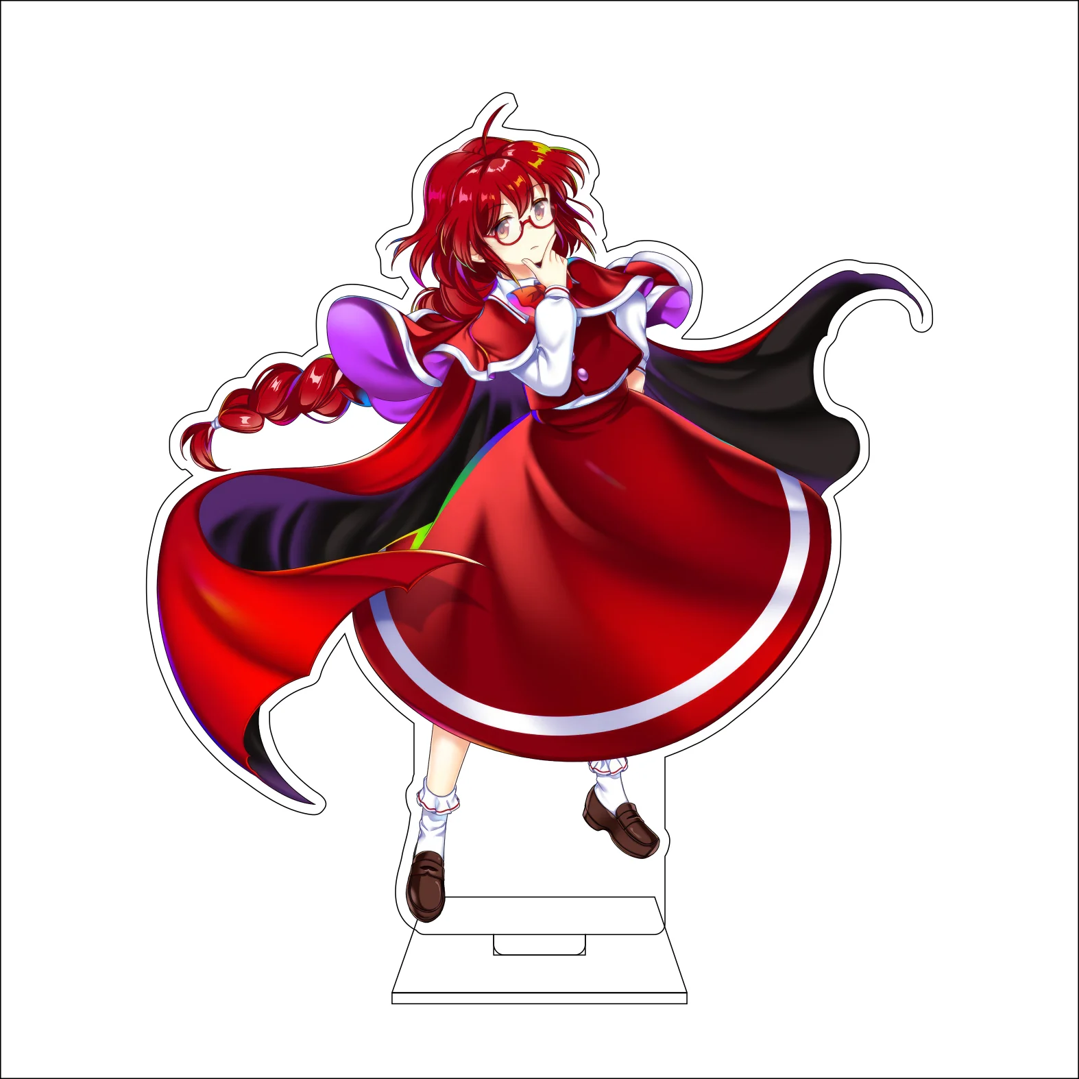 16CM Anime Touhou Project Cosplay Acrylic Figure Stand Plate Rumia Konpaku Youmu Izayoi Sakuya Hakurei Reimu Ornaments Gifts view 3