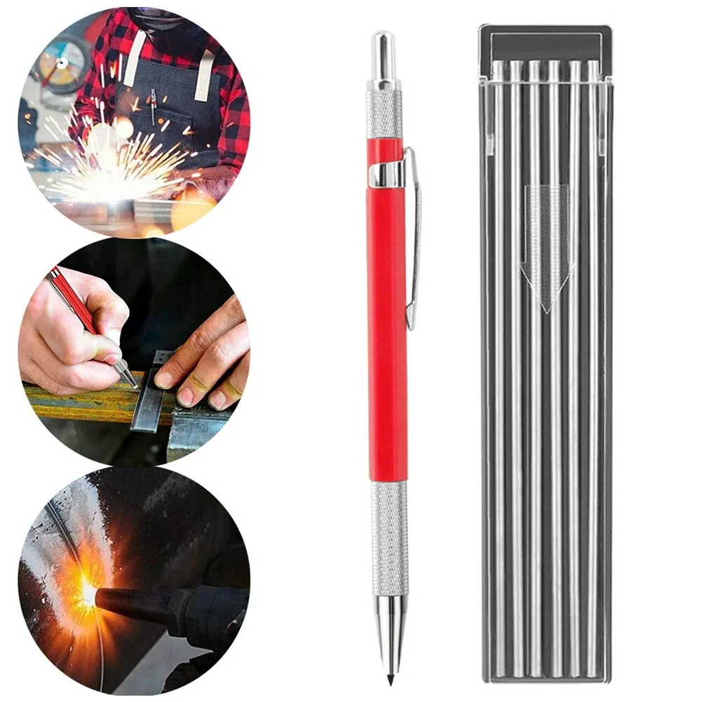Metal Crafting About 17*5*2 CM Welding Pencil Easy To Use Marking Pen Clear Marks On Metal High-Temperature Performance