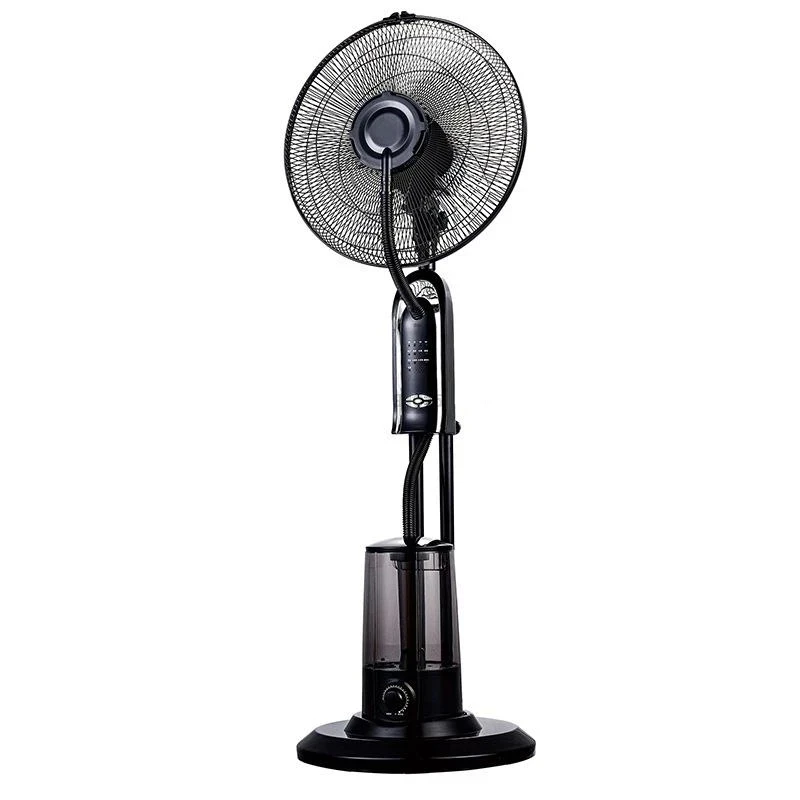 Ventilateur de Brouillard d'Eau Électrique de 16 Pouces, 220V, 75W, avec 3,2 L d'Eau Précieuse, Synchronisation de 7.5H, 5 Mètres, Télécommande