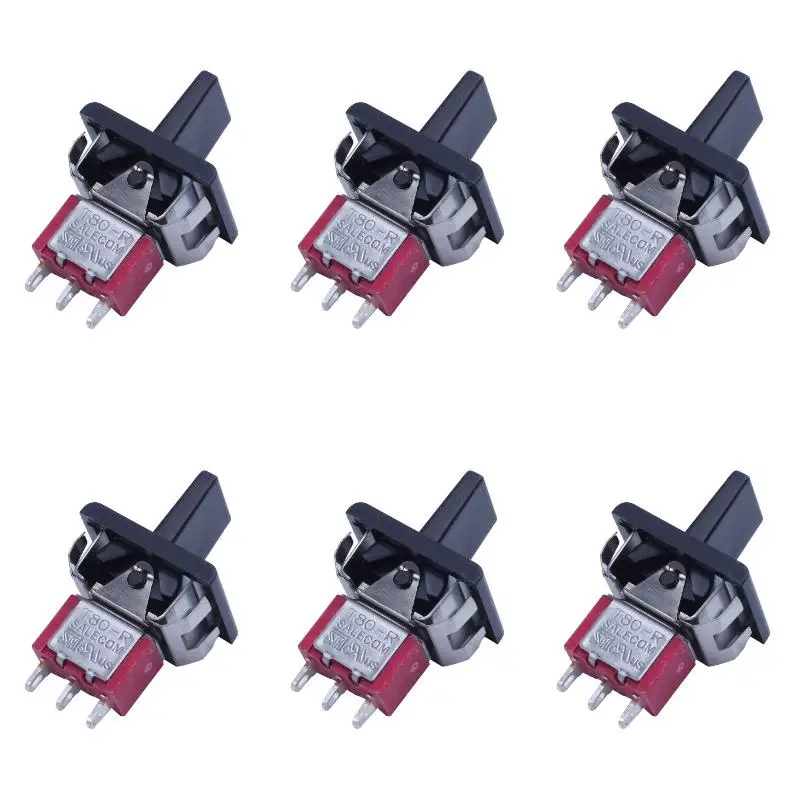 6Pack X(Momentary SPDT 3 Positions Toggle Switch T80-R AC 250V/3A 125V/5A