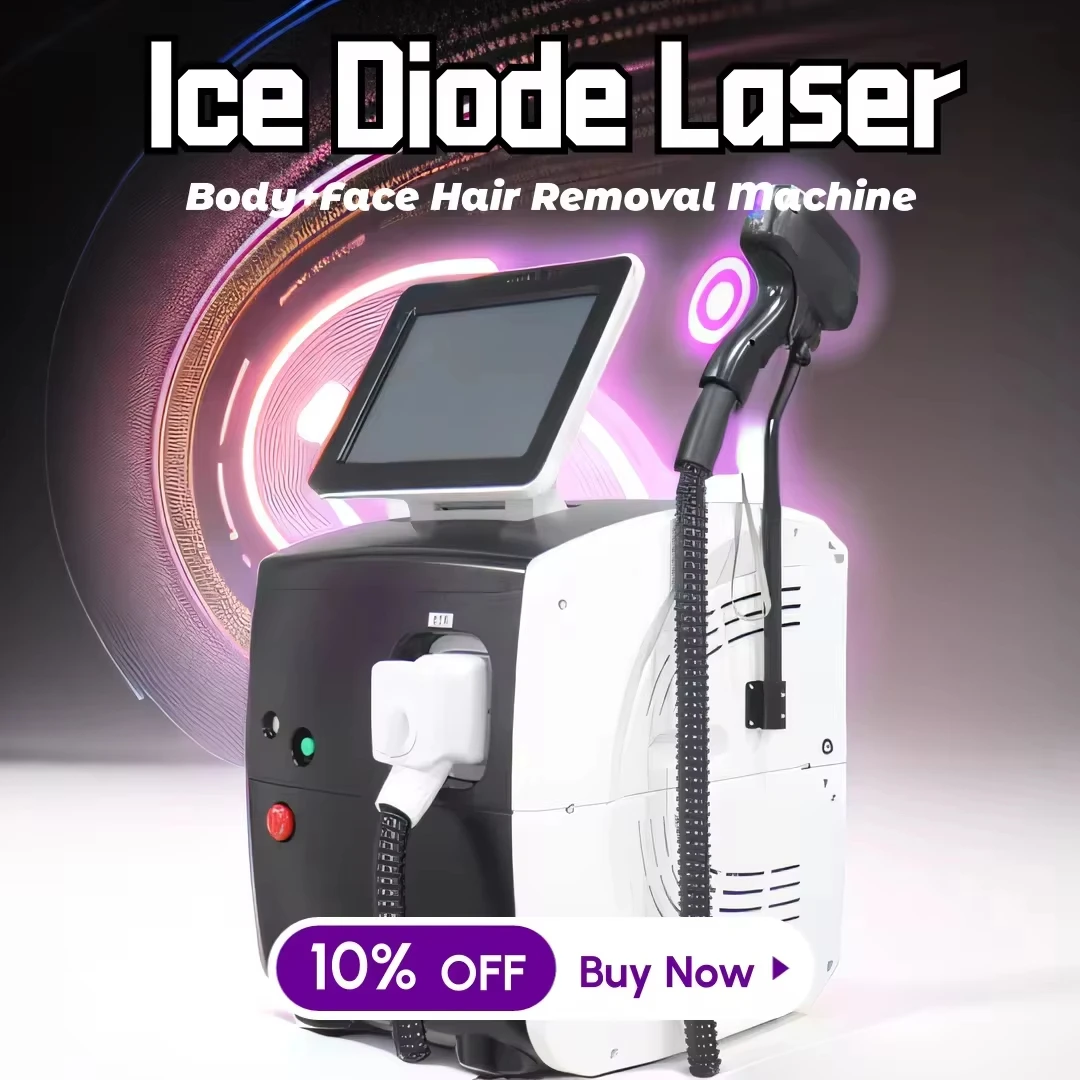 2024 New best 3000W 10bar 808nm Diode Laser Hair Removal Machine 755nm 808nm 1064nm Painless Epilator Hair Face Body Hair Remove