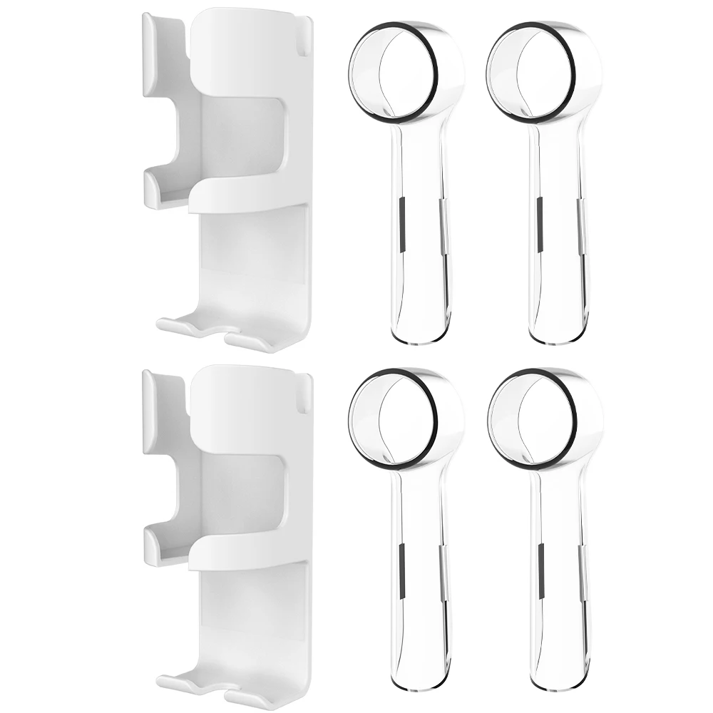 

4 насадки пылезащитных чехла и 2 насадки для электрических зубных щеток, совместимые с электрическими зубными щетками Oral B, для 1000 500