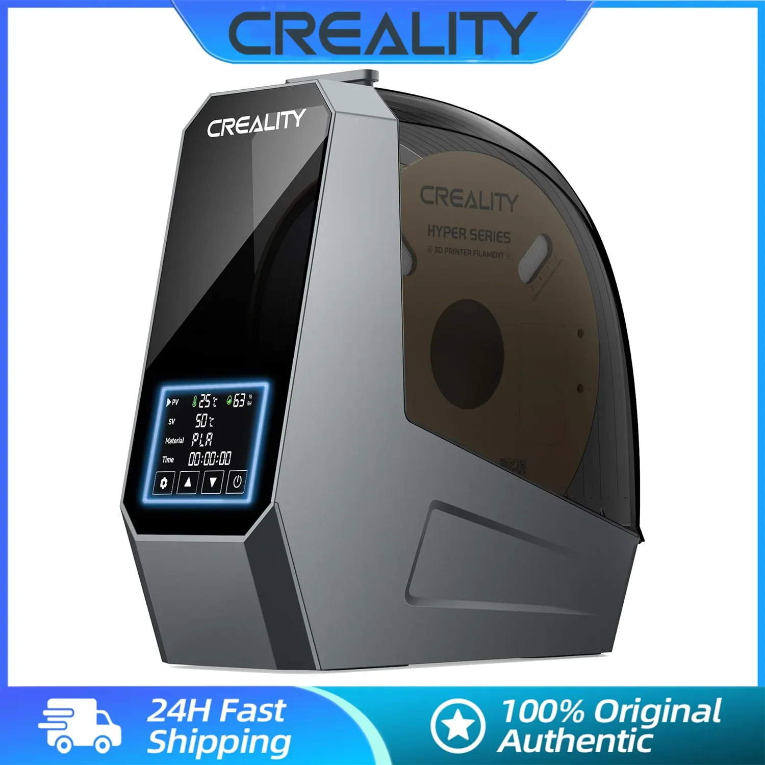 Creality 3D new Space Pi Filament Dryer Box 1KG Filament Adjustable Dehydrator 45℃-70℃ Drying Time Setting 0-48h 3D Printer Part