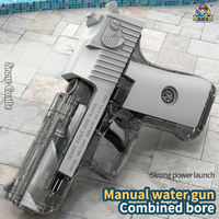 Desert Eagle pistol Children Manual Water Gun Portable Summer Beach Outdoor Shooting Pistol Fight Fantasy Toys for Boys Kids Gam