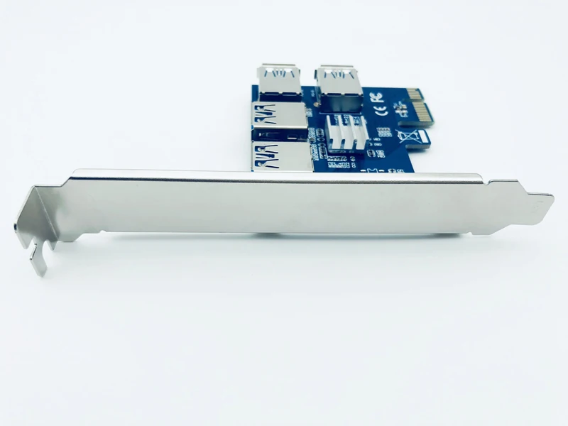 PCI-E PCI Express Riser Karte 1x zu 16x1 zu 4 USB 3.0 Slot Multiplier Hub Adapter Für Bitcoin Mining miner Antminer BTC Riser