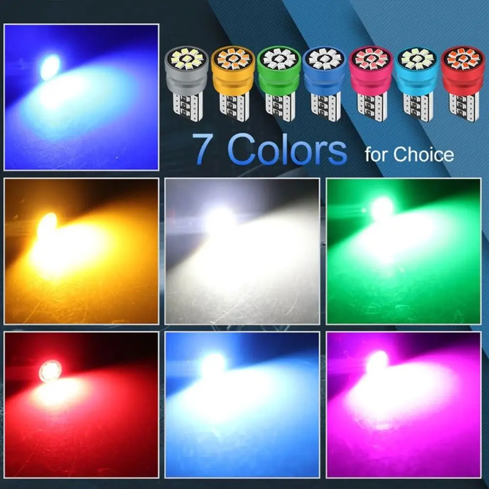 High Quality T10 W5W Led Tail Light 2016 9smd 168 192 Car Marker Parking Bulb 12V Auto Lamp Auto