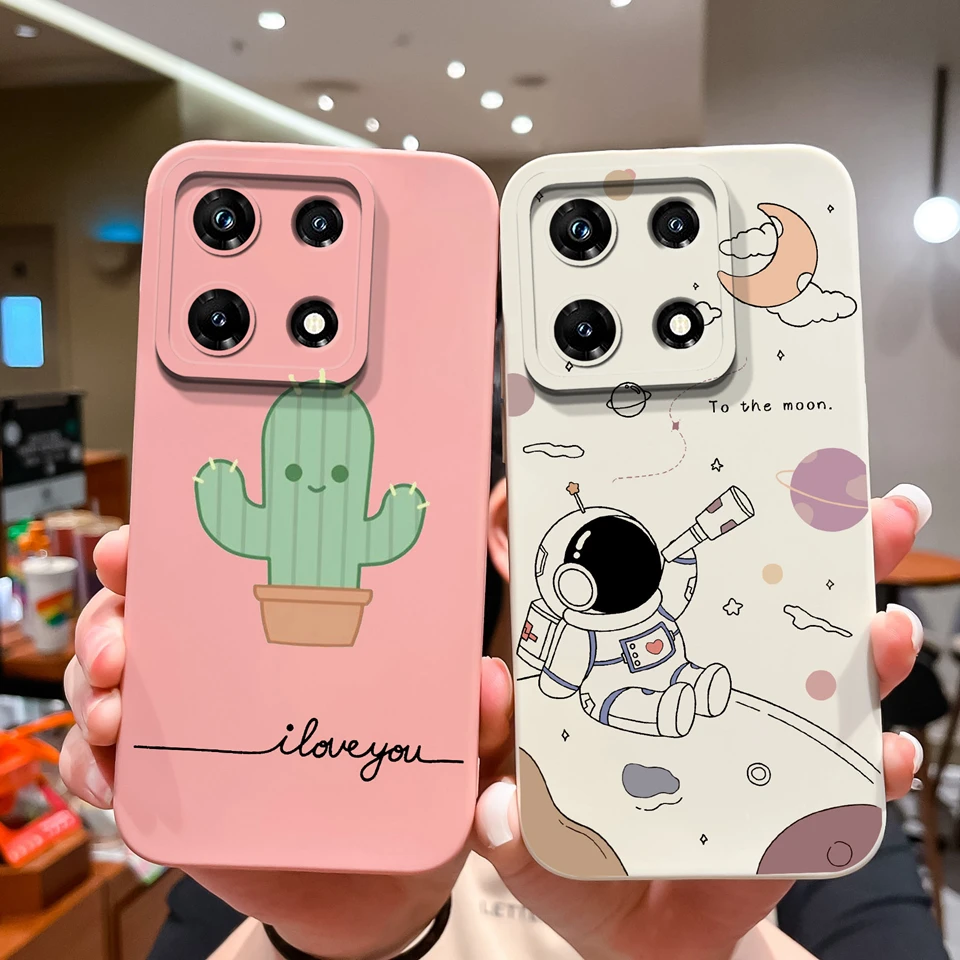 Cases For Infinix Note 30 30 Pro 30i 30 VIP 4G 5G Cute Cat Silicone Liquid Shockproof For infinix note30 30 pro 30i 30vip Bumper