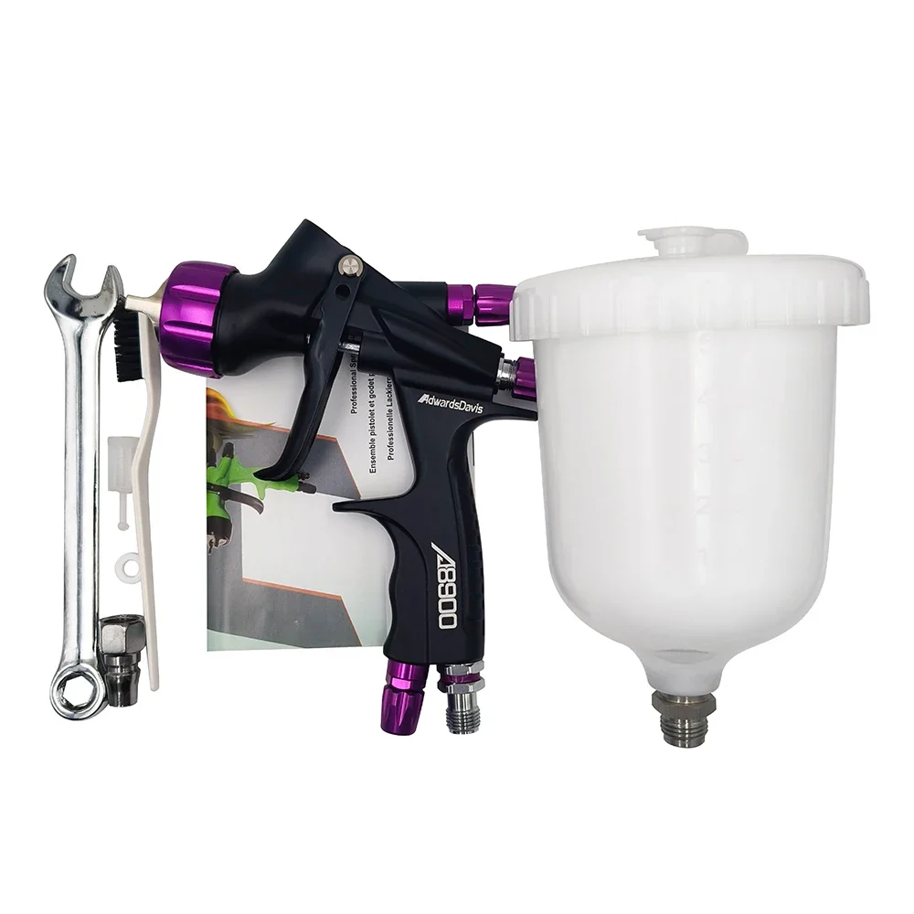 A8900 HVLP 1.3mm Pneumatic Paint Spray Gun High Atomization Car Furniture Varnish Water Based Paint Varnish Paint Varnish Spray