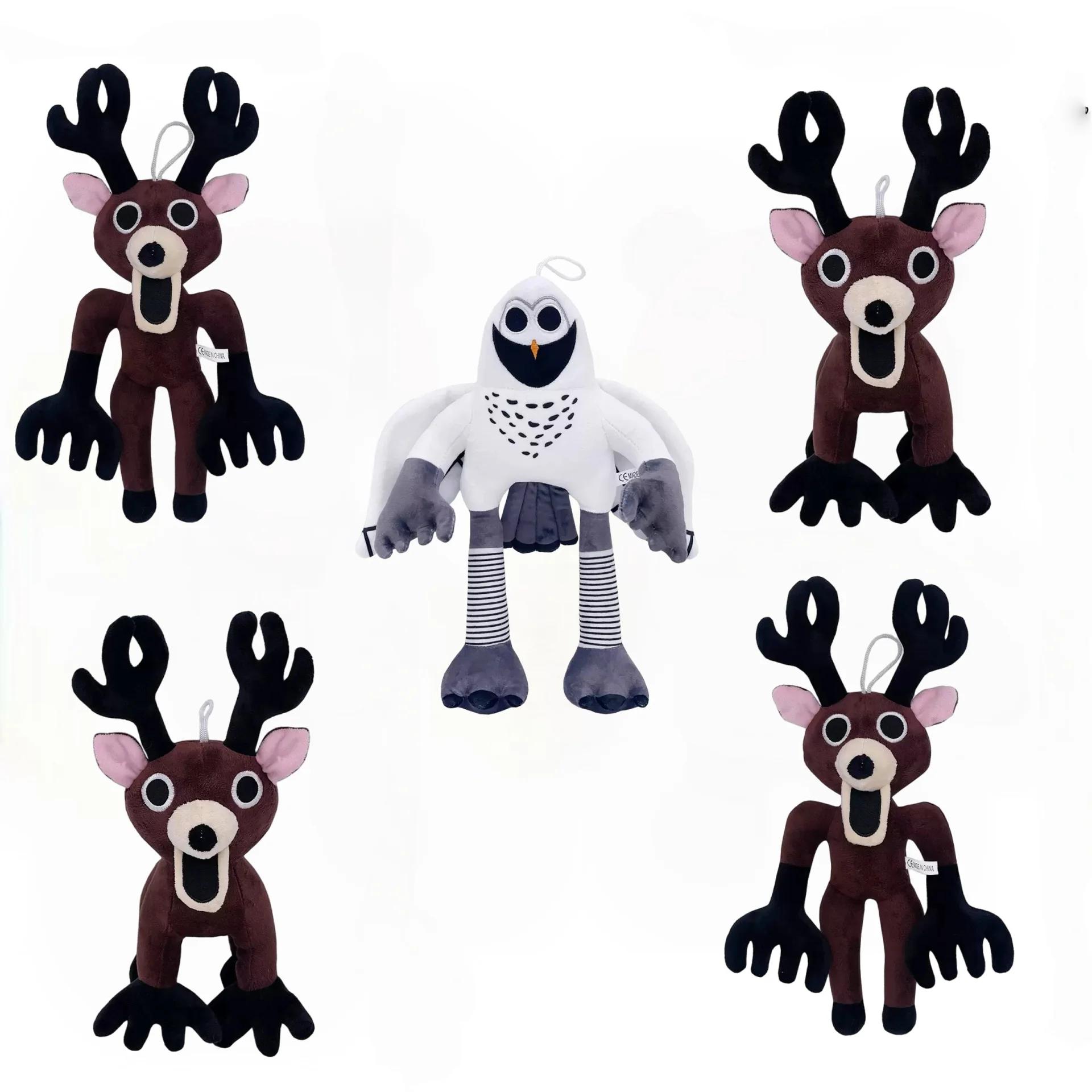 

HOT 2025 New 99nights Plush Doll 99 Nights In The Forest Deer White Owl Cotton Doll Anime Peripherals Halloween Christmas Gift