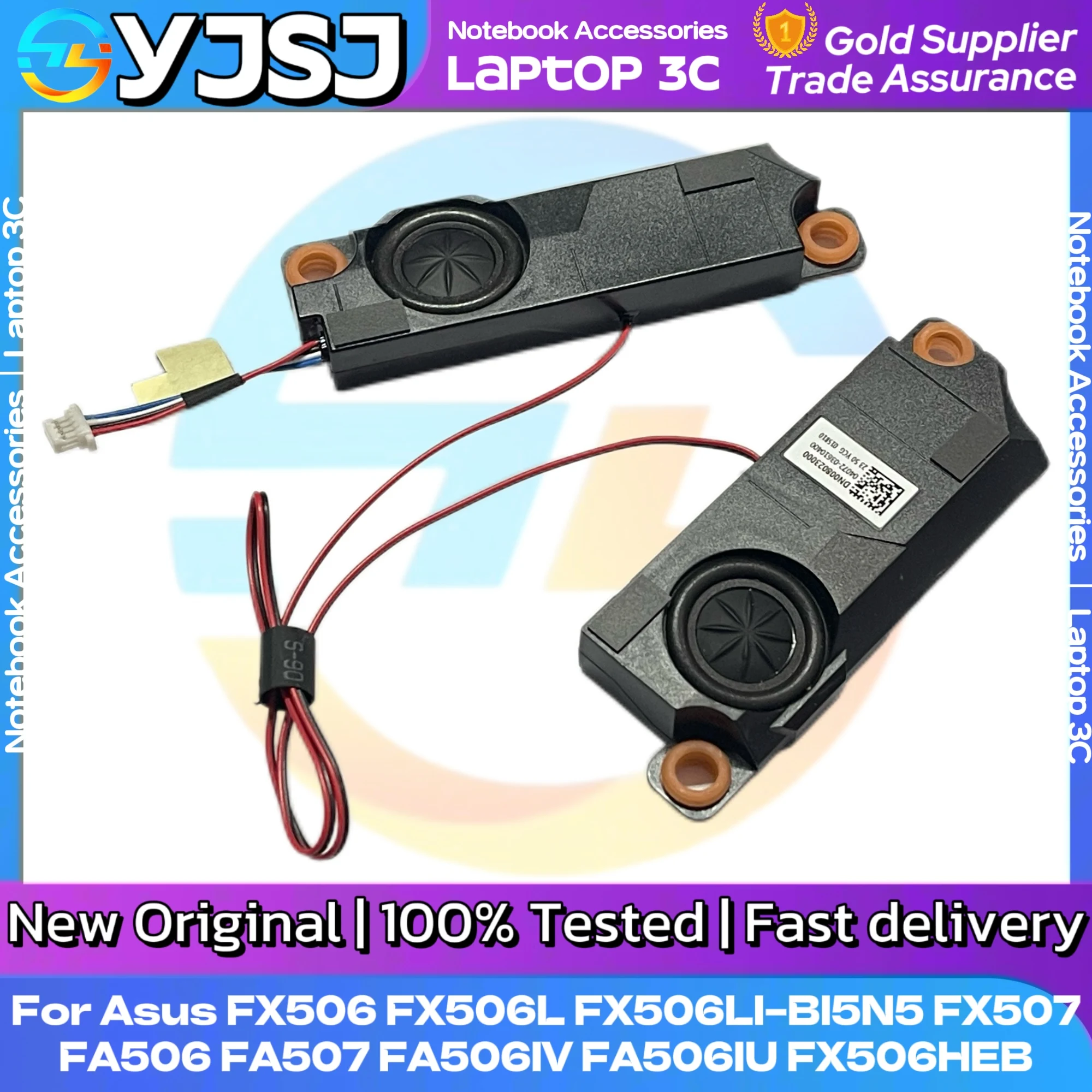 

New Original Laptop Notebook Speaker For Asus FX506 FX506L FX506LI FX507 FA506 FA507 FA506IV FA506IU built-in speaker horn audio