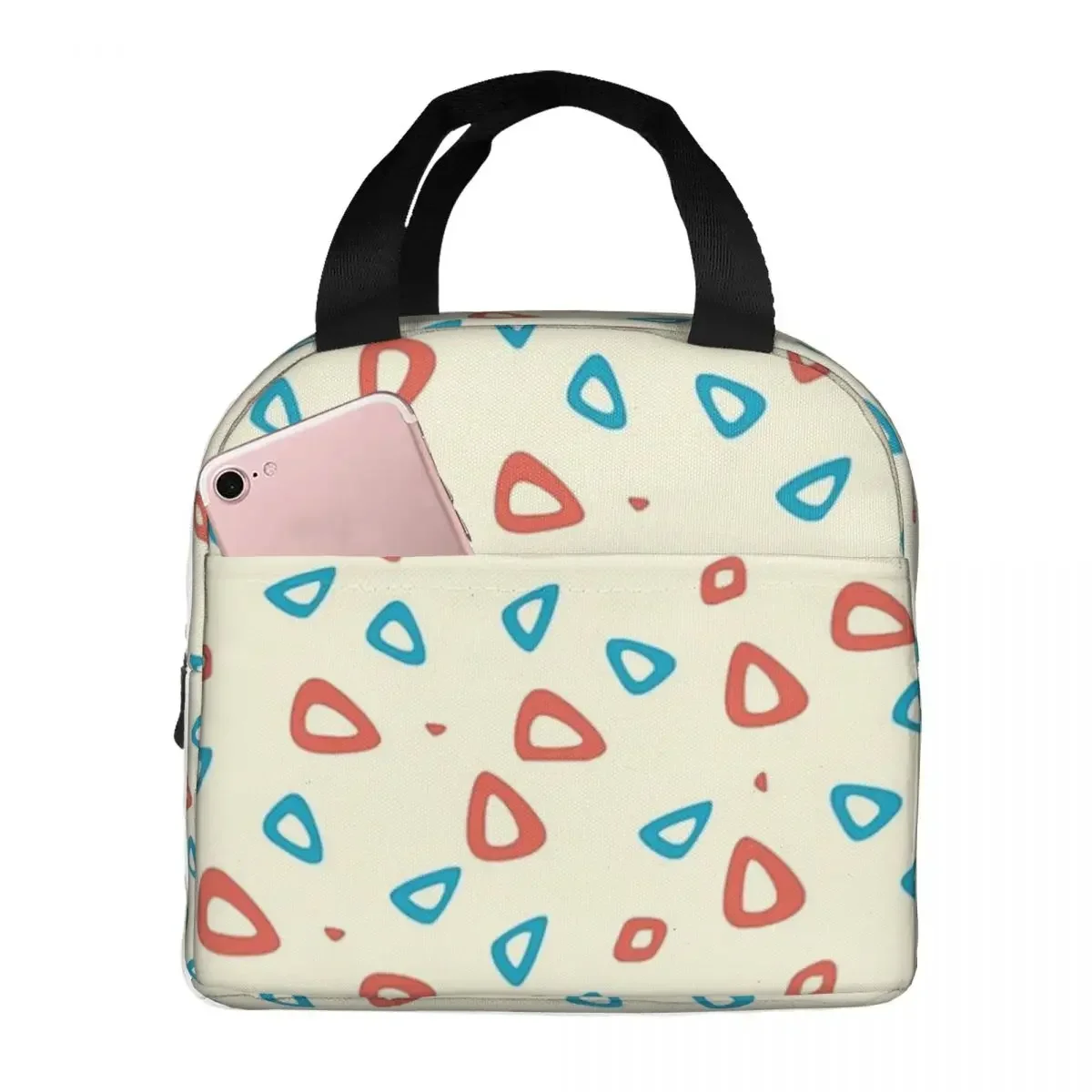 

Togepi Pattern Lunch Bags Insulated Bento Box Portable Lunch Tote Leakproof Picnic Bags Cooler Thermal Bag for Woman Kids School