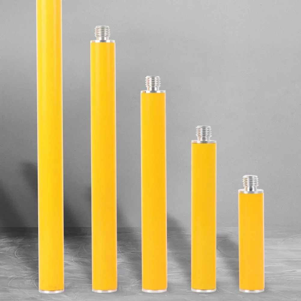 1PCS 10-60cm 5/8 Threaded GPS/RTK Extension Rod Yellow Diameter 25 Mm GPS Surveying Pole Antenna Extend Section For GNSS