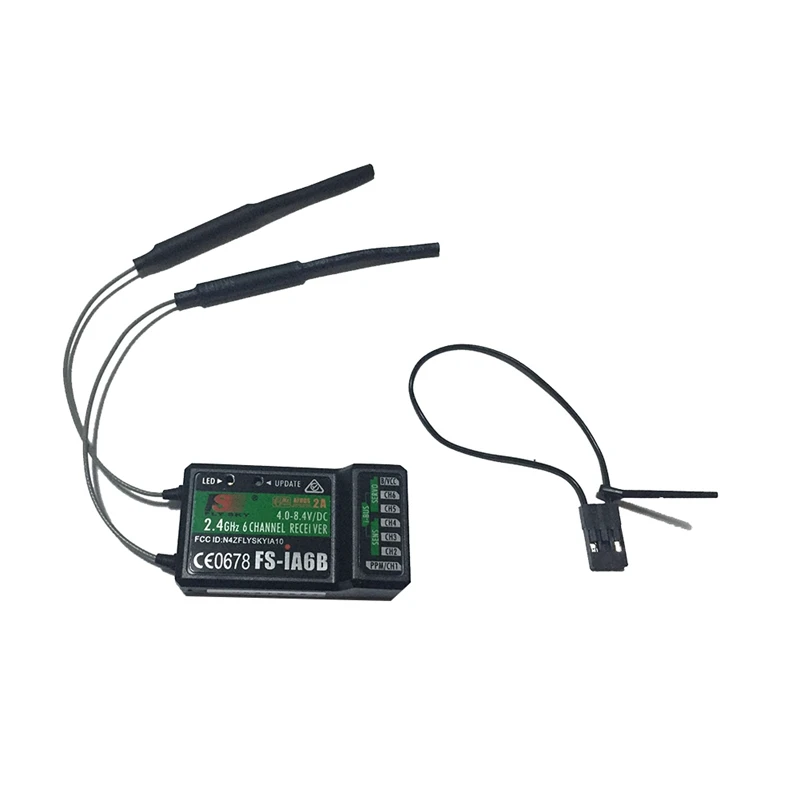 Model Receiver Suitable For Flysky Fuse T6 I6 2.4G FS-IA6B 6-Channel Model Remote Controller Receiver Model