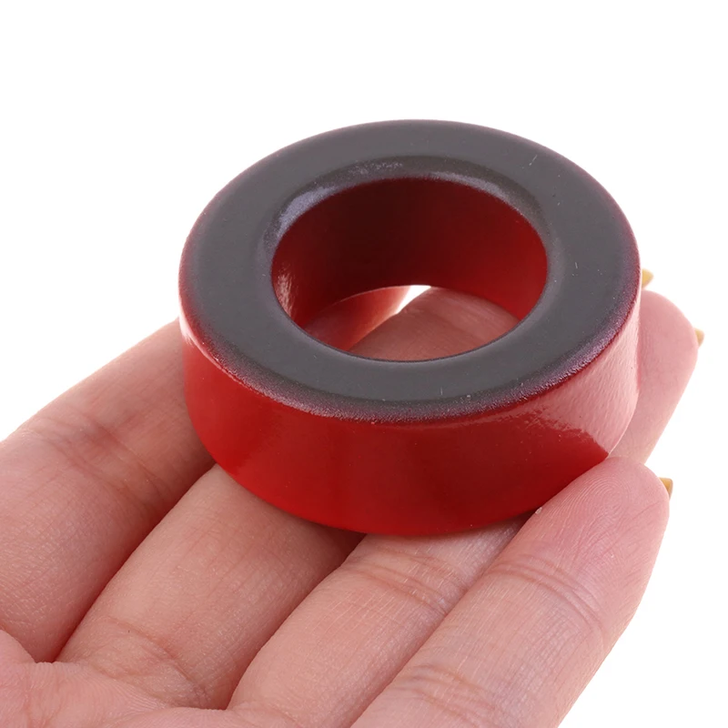 Núcleos toroides de ferrita de hierro T157-2, 40x24x14,5mm para inductores, núcleo de polvo de hierro, anillo rojo, baja permeabilidad