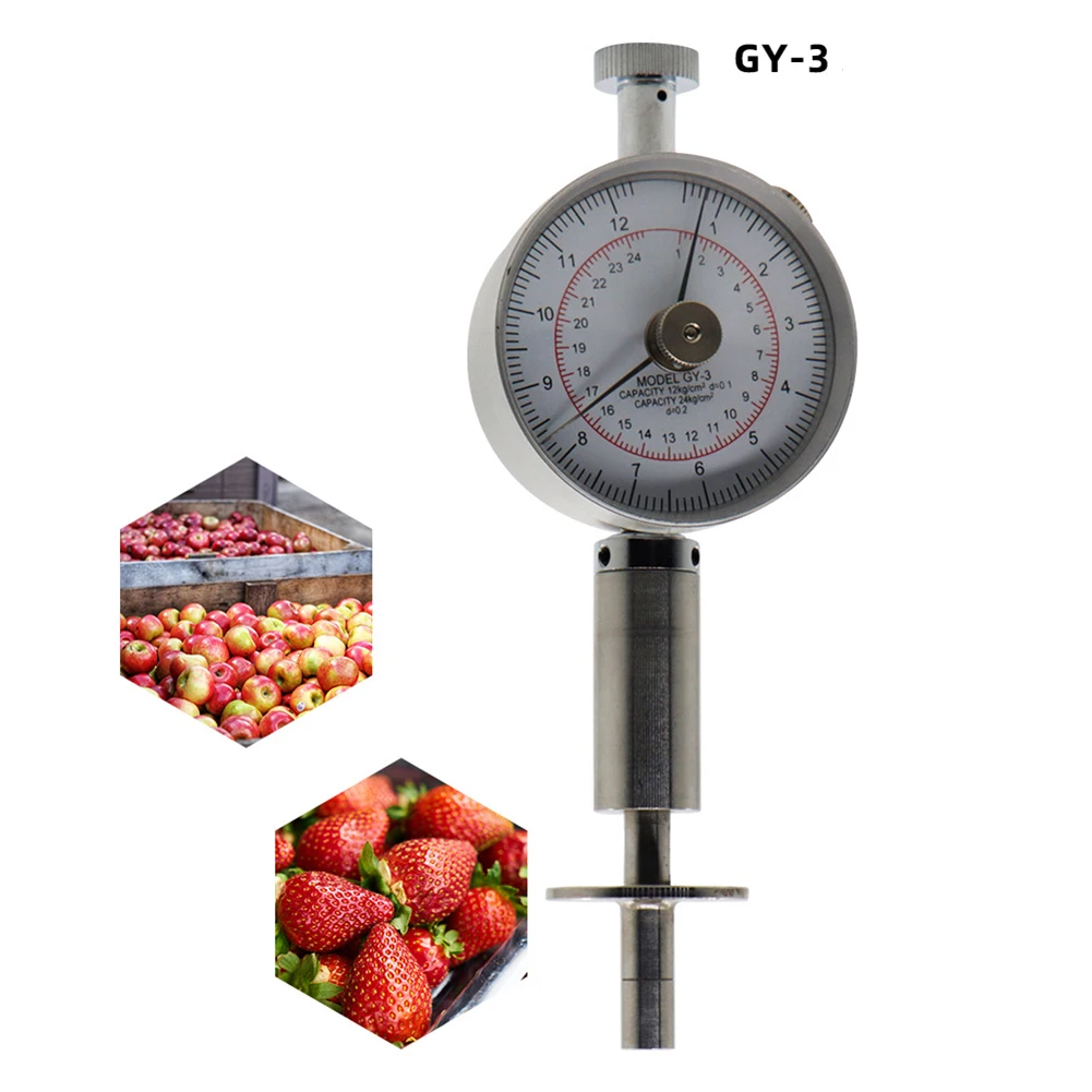 Accurate Fruit Tester As Shown Fruit Hardness Tester Peak Memory Portable Instrument Two Units Measurement Intuitive Display