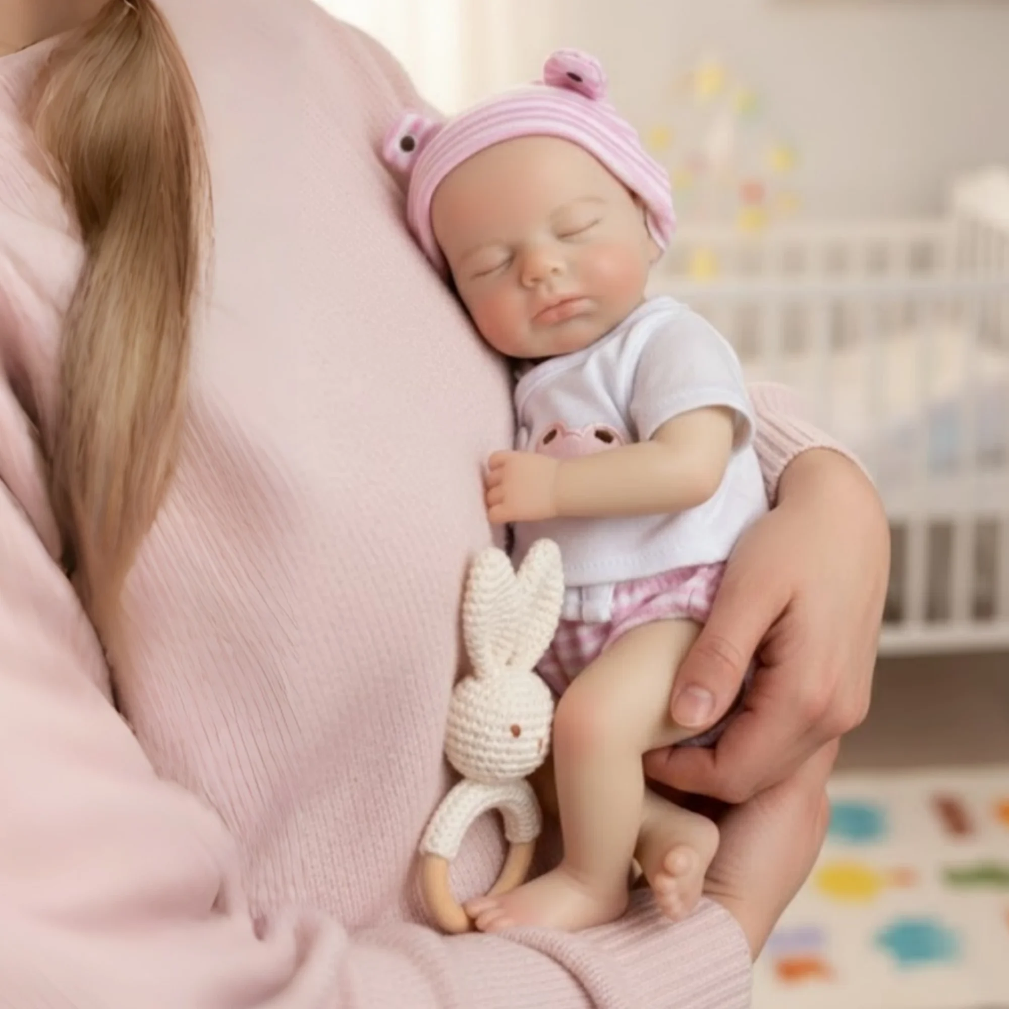 

32cm Loulou Can Open The Mouth Full Body Solid Silicone Reborn Girl/Boy Dolls Already Painted Can Have Bath Doll For Youngsters