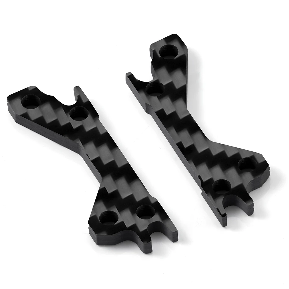 Cubierta Superior de Caja de Cambios Universal de Aleación de Aluminio/Fibra de Carbono AXSPEED para Sakura Cero Ultra 1/10, Piezas de Mejora para Auto RC Drift