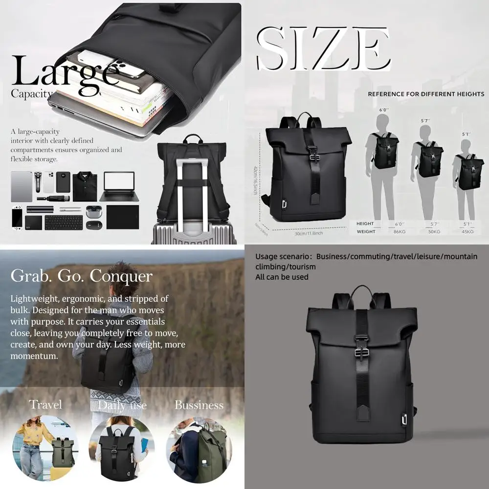 

Водонепроницаемый рюкзак для ноутбука 15,6 дюймов для мужчин и женщин, подходит для использования в колледжах и университетах