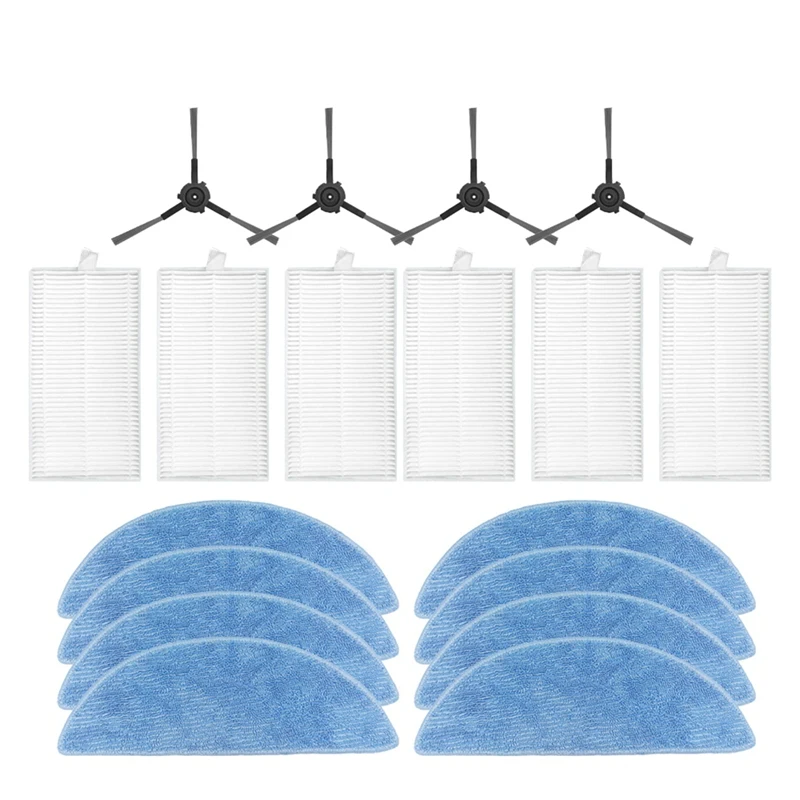ABUD-สําหรับ ECOVACS DEBOT Y1 PRO / YEEDI Y1 PRO อะไหล่สูญญากาศแปรงด้านข้าง HEPA FILTER Mop ผ้าอุปกรณ์เสริม