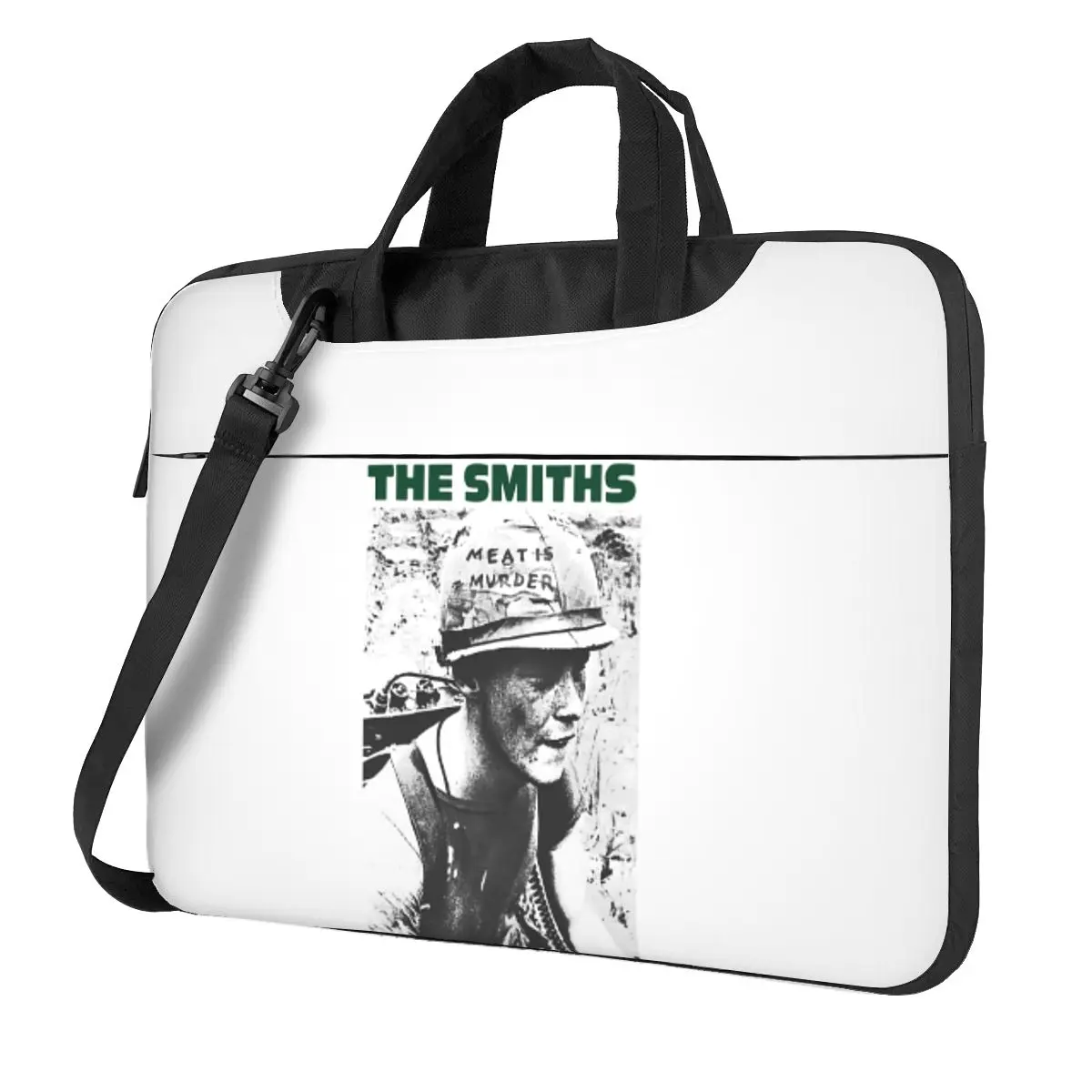 

The Smiths Meat Is Murder Punk Rock Morissey Crossbody Laptop Bag Case Computer Bag 13 14 15.6 Inch Notebook Pouch for Macbook