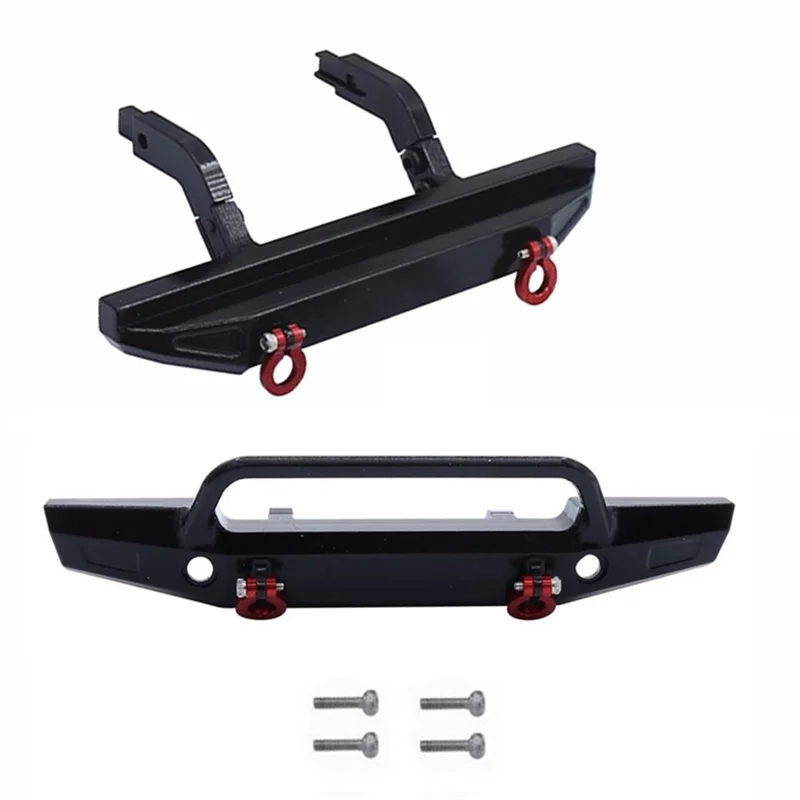 

A45F-металлический передний и задний бампер 9734 для Traxxas TRX4M TRX-4M 1/18 RC Crawler, детали для обновления автомобиля, аксессуары OP, черный