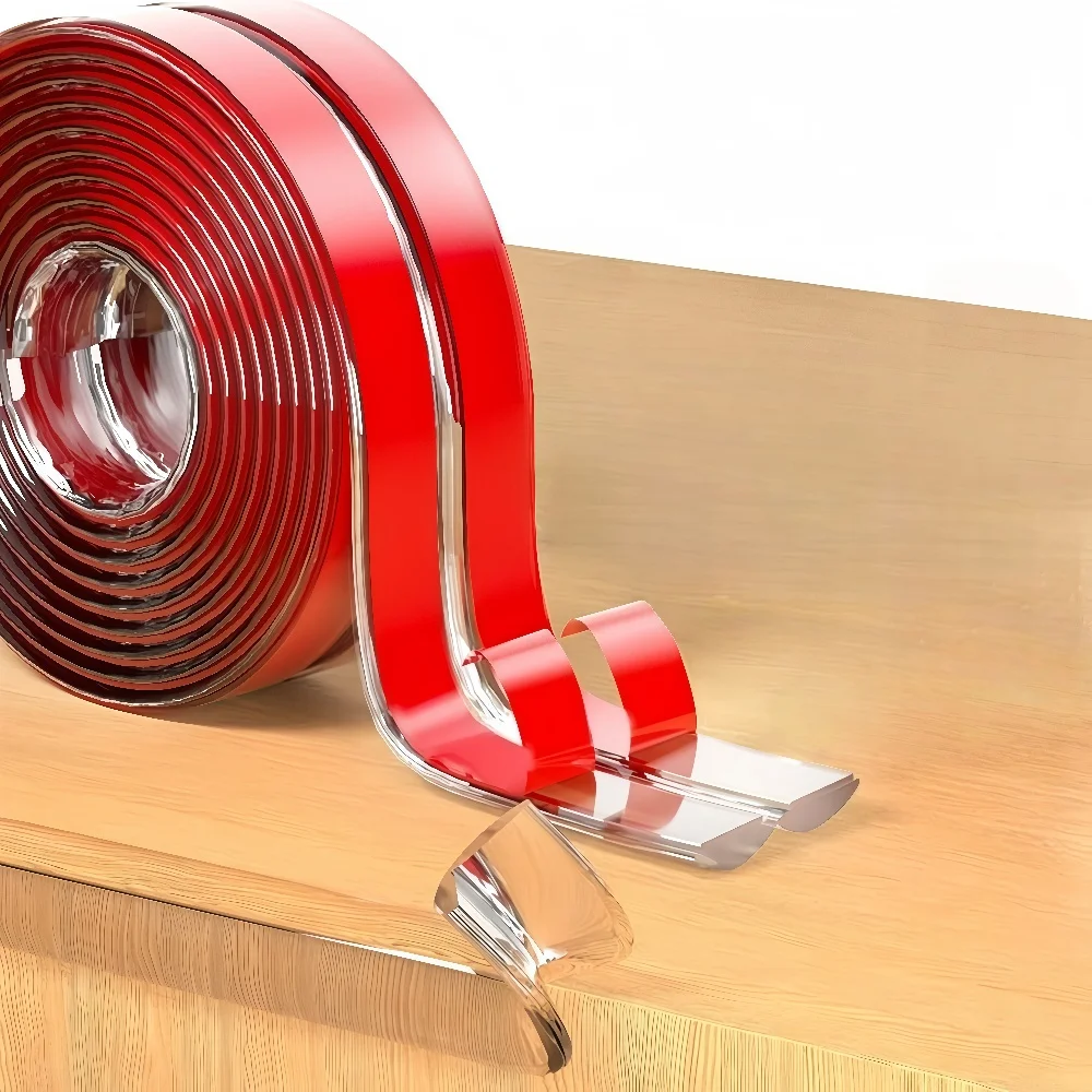 

1PC 1/3meters Silicone Edge & Corner Guards, Transparent Bumper Strip, Thickened Lead-Free Protection for Table Corners Walls