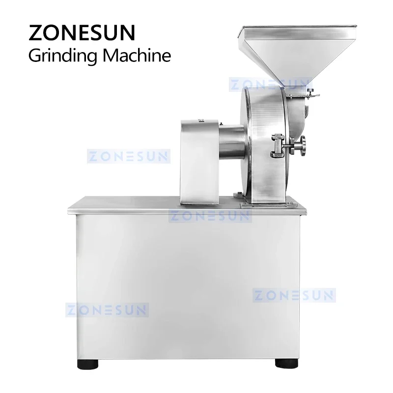 ZONESUN مطحنة مسحوق الفلفل الحار آلة طحن المسحوق فائقة الدقة معدات صنع الفلفل الحار ميرشي ZS-PGM320